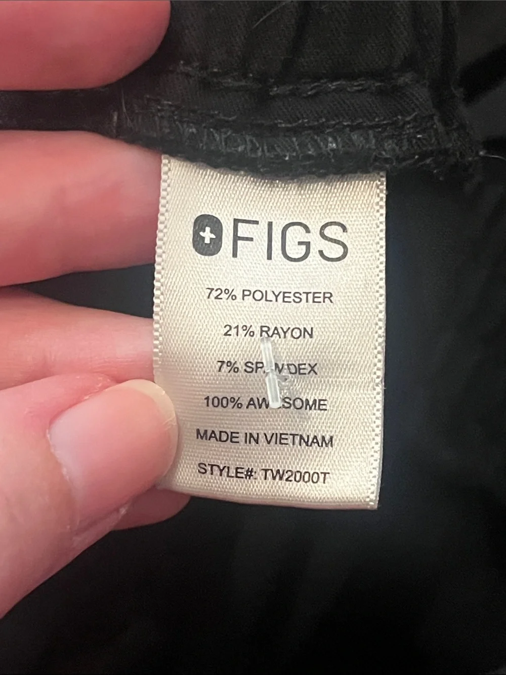 Figs black scrub
